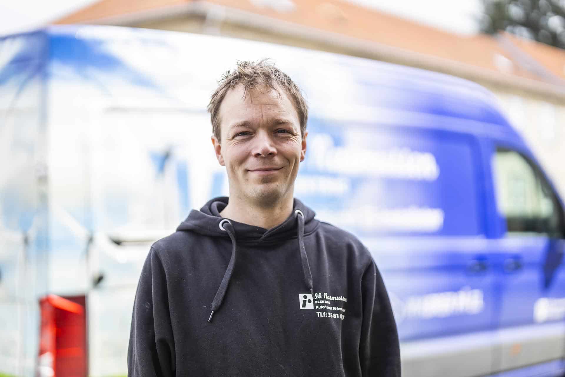 portræt Portræt af el-installatør