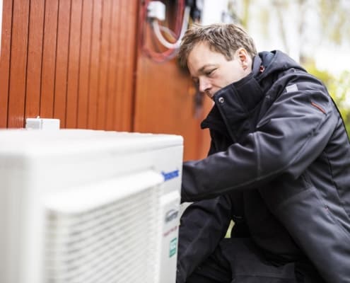 Montering af ventilationsløsning